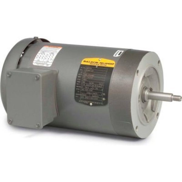Baldor-Reliance Motor JM3463, .75HP, 3450RPM, 3PH, 60HZ, 56J, 3416M, TEFC, F1, Baldor-Reliance, Mfr#: JM3463